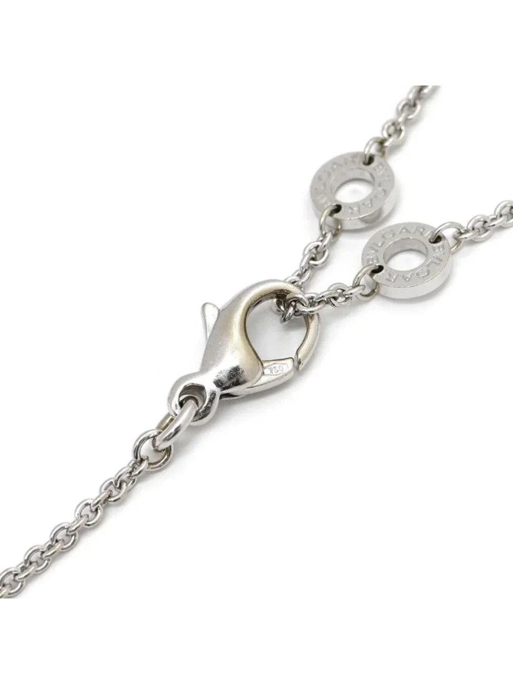 Bvlgari Necklace Parentesi White Gold Pendant 18